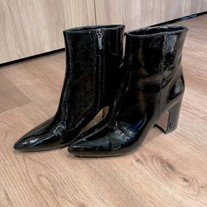 Sam Edelman Black Ankle Boots Sz 8